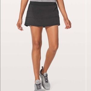 Lululemon Pace Rival Skirt Skort (6) - black
